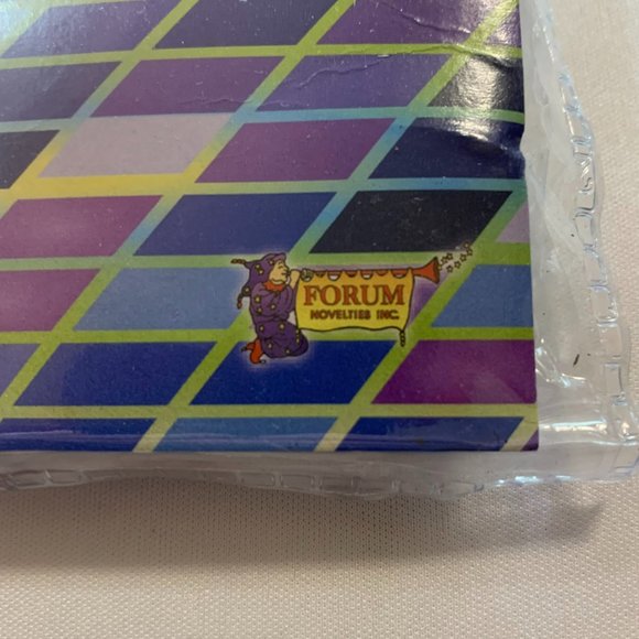 Forum Disco Club Costume Sexy Silver 1970s Fever Dress Adult Size M-L (8-12) - Picture 7 of 11